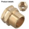 3 4 GHT To NPT Brass Garden Hose Adapter Outdoor Gardening 3 4 GHT Female Interchangeable Connectors For Faucets
