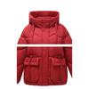 DAFIFY Damesmode Casual Herfst Winter Effen Kleur Print Lange Mouw Jassen & Jassen Donsjassen