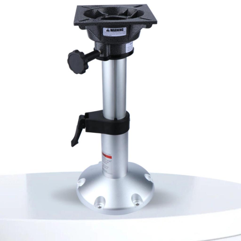 Boat Seat Pedestal with Swivel Base Secure Locking Hardware Resistant