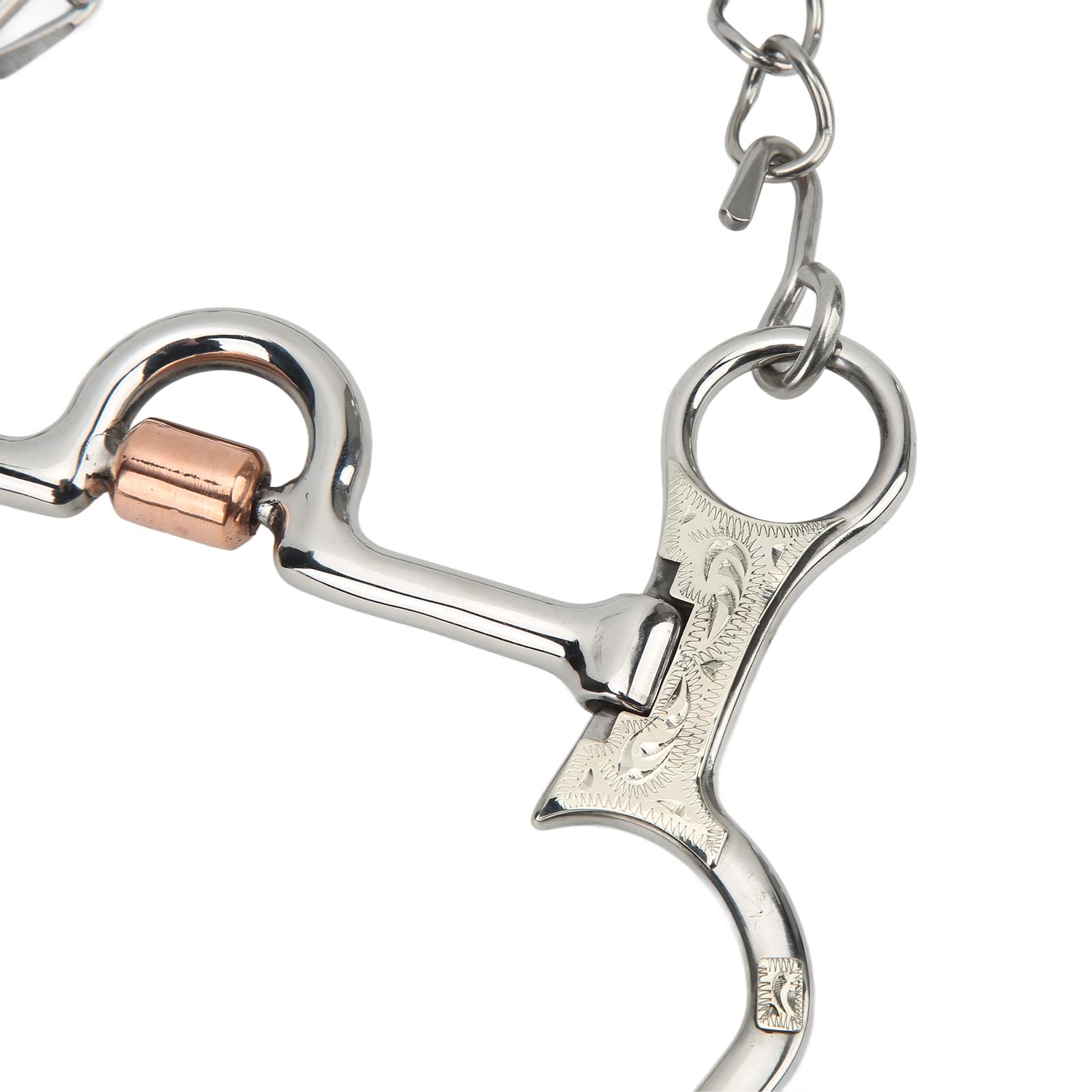 Pelham Bit Strong Fine Workmanship Stainless Steel Horse Bit for Horse Riding Equestrian Performance