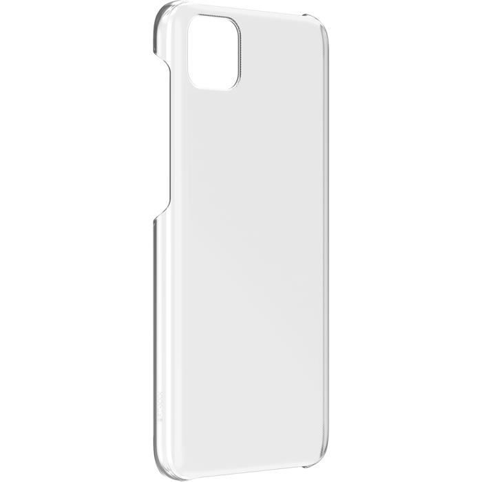 Coque rigide - HUAWEI - Y5P - Blanc - Transparent - Mixte