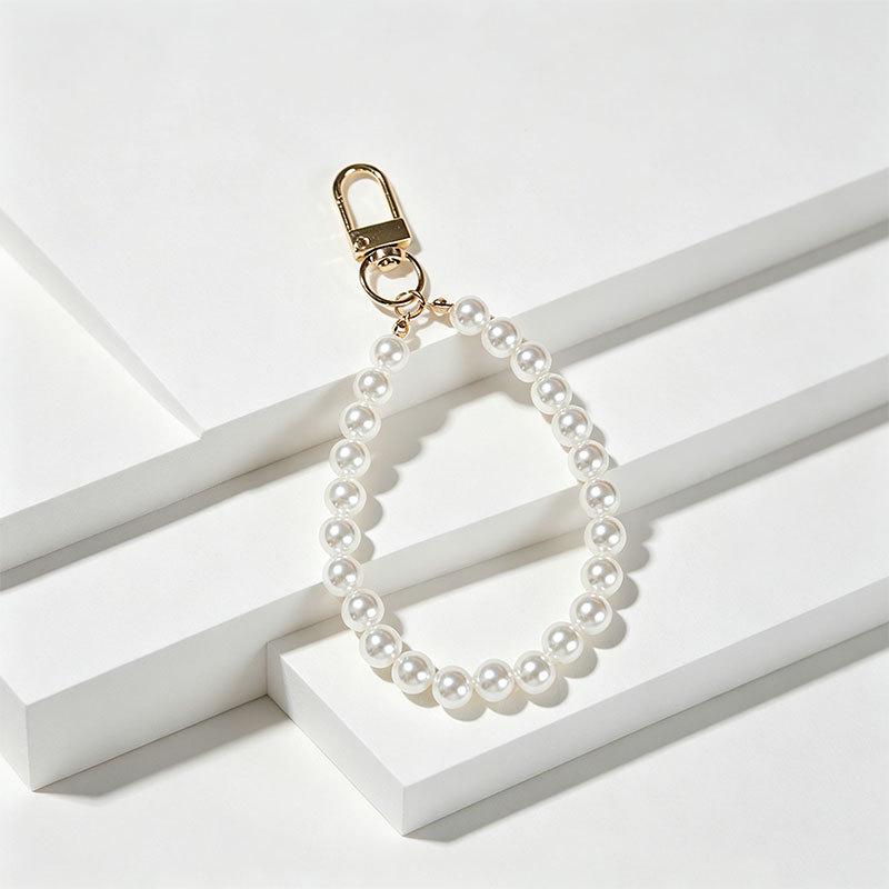 DIY Imitation Pearl Keychain Pendant - Simple Pearl Bag Ornaments & Creative Hanging Accessories