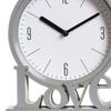 Decorative Love Word Desk Clock Non Ticking Ornament for Living Room Office , Flat Bottom Protects