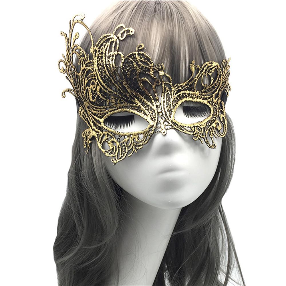 Lace Mask Colorful Gilding Sexy Club Bar Cosplay Masquerade Party Mysterious Angel Eye Mask Nightclub Festival Party Accessories