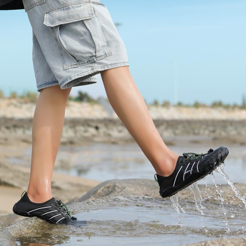 Tênis de Treino Descalço para Academia Homens Mulheres Respiráveis Elásticos Sapatos de Exercício Yoga Antiderrapantes Tênis Casuais para Agachamento Profundo