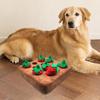 Erdbeer-Stofftier-Hundespielzeug Verstecken Hundestofftier Erdbeerenspielzeug Matten 12 Erdbeeren Quietschende Erdbeeren Bauernhof-Hundespielzeug Erdbeere