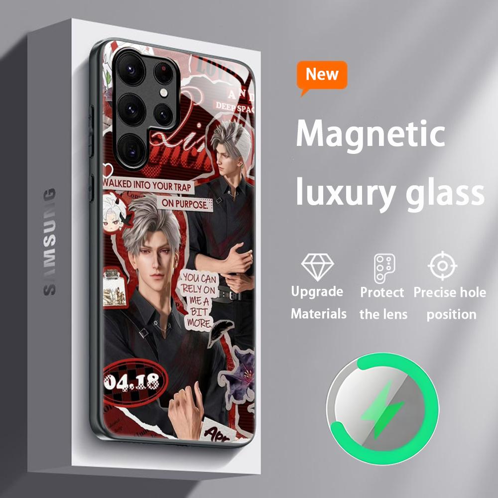 

Love and Deepspace Popular Game Phone Case For Samsung S26 S25 S24 S23 S22 S21 S20 Plus Ultra Glass Magnetic Case Galaxy S26