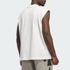 adidas sports simple and comfortable sleeveless loose tank top, unisex, white
