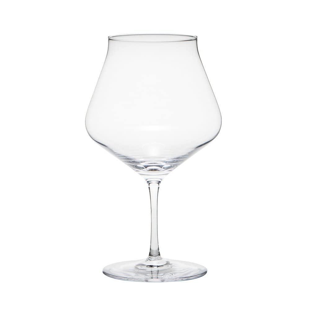 Wired Beans Glass To Last a Lifetime Burgundy K 660ml Wine Glass In Domestic Cedar Box