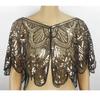 Sequins Lace Shawls Palaces Styles Women Shawls Sunscreen Hollows Out Cloak Tippet for Travel and Shopping