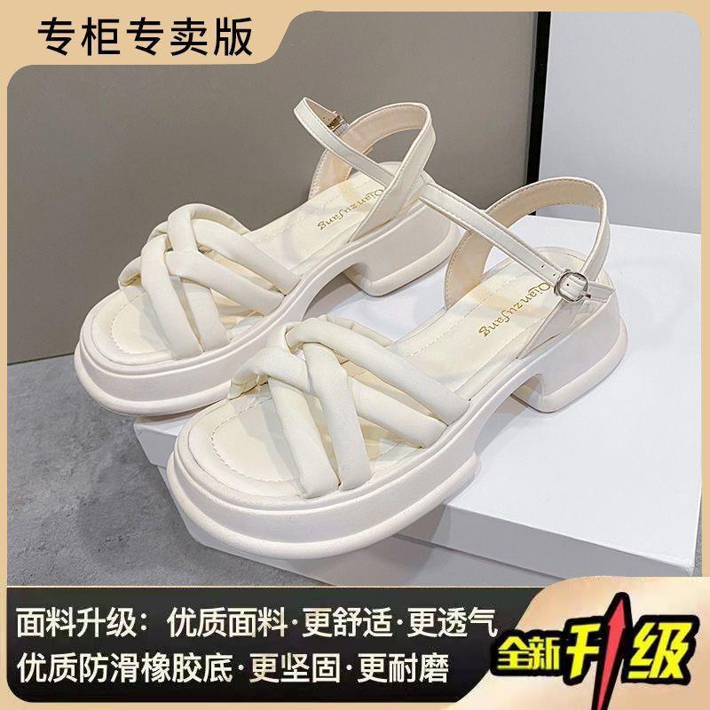 

Корейська версія сандалій фея вітер 2025 новий літній універсальний студентський модний інтернет-знаменитість ремінці римські туфлі тренд інс 40