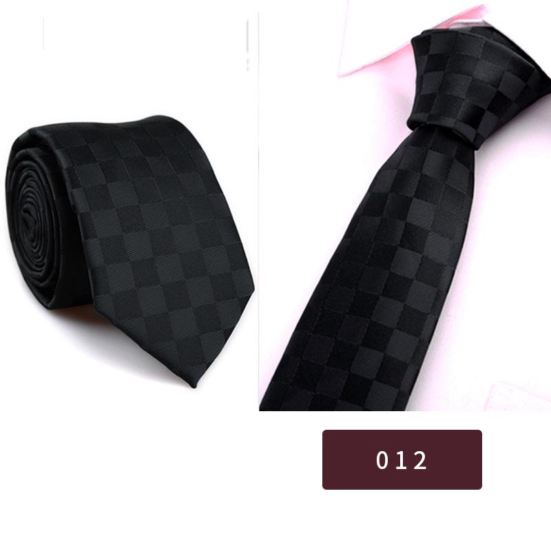 Men's Korean Style Polyester 6cm Business Ties