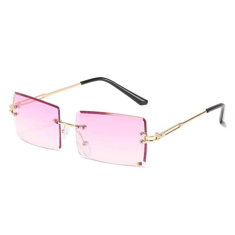 1/2 Pairs New Women's Sunglasses Frameless UV400 Unisex Freely Paired For Icy Summer Days