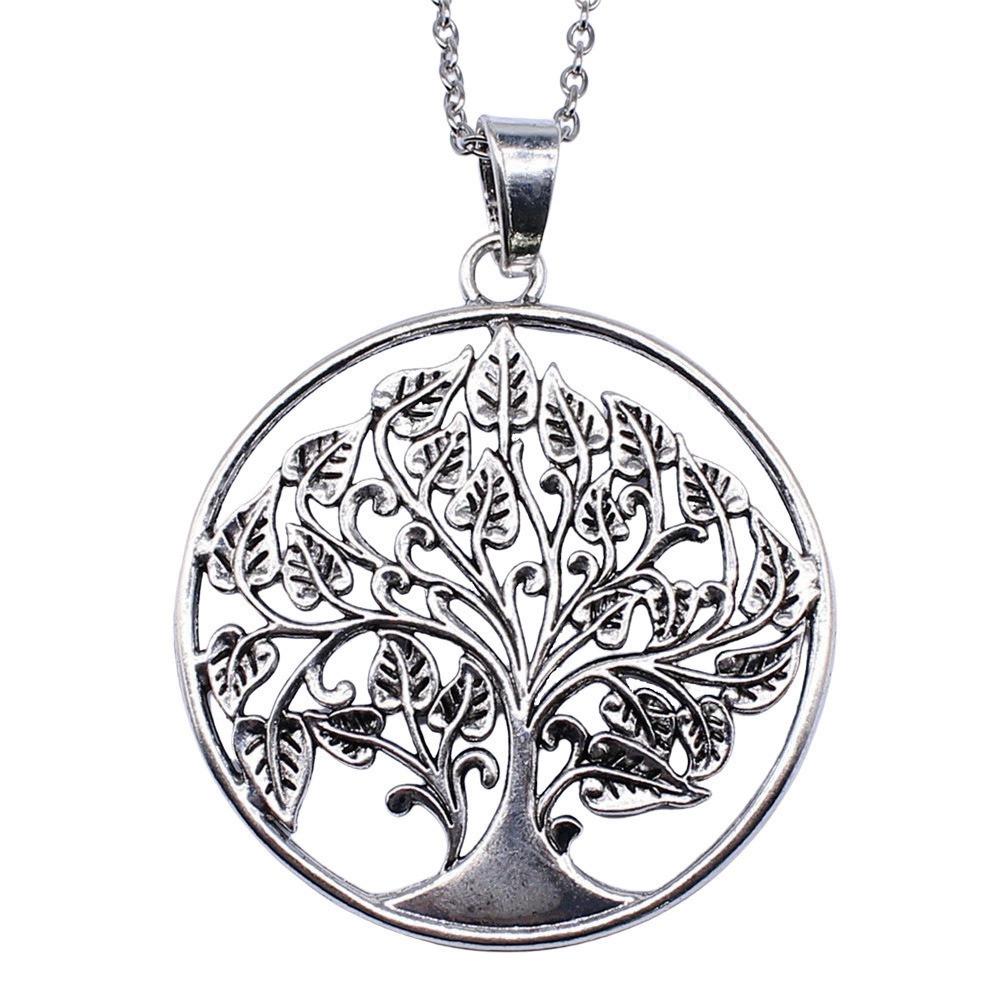 45cm Oder 70cm Lange Kette Halskette Lebensbaum Hochzeitsschmuck Zubehör QN079