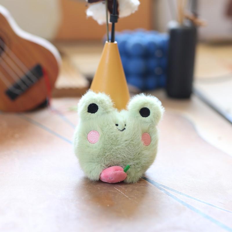 

Милая маленькая лягушка подвеска плюшевая игрушка кукла котенок кролик сумка подвесной брелок кукла 11 cm