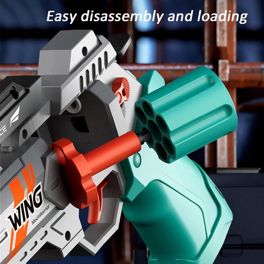 Kinder Weichkugeln Pistolen Spielzeug Für Jungen Erwachsene EVA Schaumstoff Kugel Pistole Schnelle Verformung Revolver Kinder Outdoor Schießspielzeug Geschenke