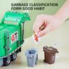 New 1:24 Large Urban Sanitation Vehicles Alloy Metal Diecast Model Car Sound & Light Series Simulation Construction Trucks Toys For Kids