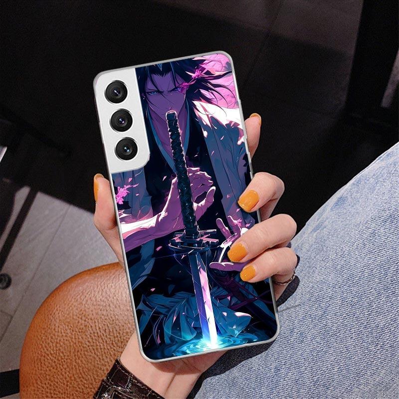 Bleach Kuchiki Byakuya Phnoe Case for Samsung Galaxy S26 S25 Edge S23 S24 Ultra S22 Plus S21 S20 FE Unique Cover Soft Coque Gala