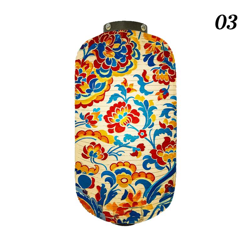 Oriental Style Festival Cloth Lanterns Antique Phoenix Printed Lantern Sushi Cuisine Advertising Sign Party Decoration Ornaments