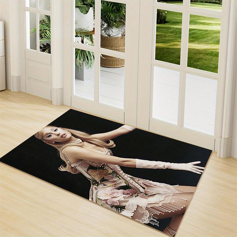 Floral Fantasy Fashion Carpet Rug Soft Washable Antislip Home Living Room Sofa Mats Personalized Christmas Rug