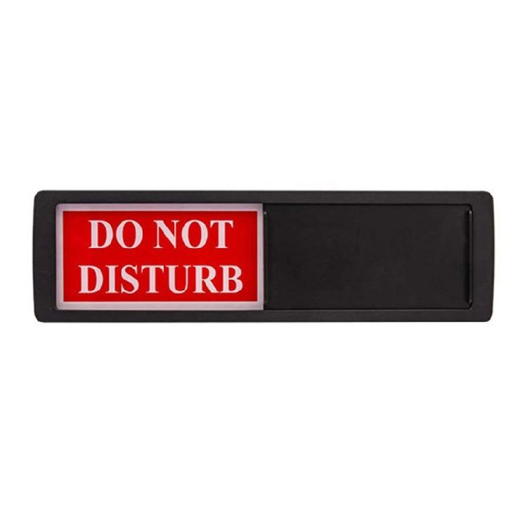 Do Not Disturb Vacant In Use Door Sign Privacy Slider for Home and Office Use
