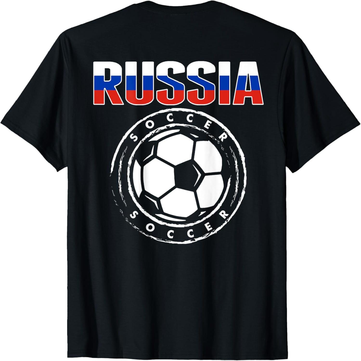 Russia Soccer Lovers Jersey - Support Russian Football Team T-Shirt(3) S