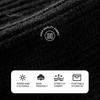 Men Winter Hat Knitted Thick Stretchy Piled Hat Solid Color Ear Protection Multiple Folding Styles Warm Daily Wear Cap Outdoor Skiing Skating Headwear