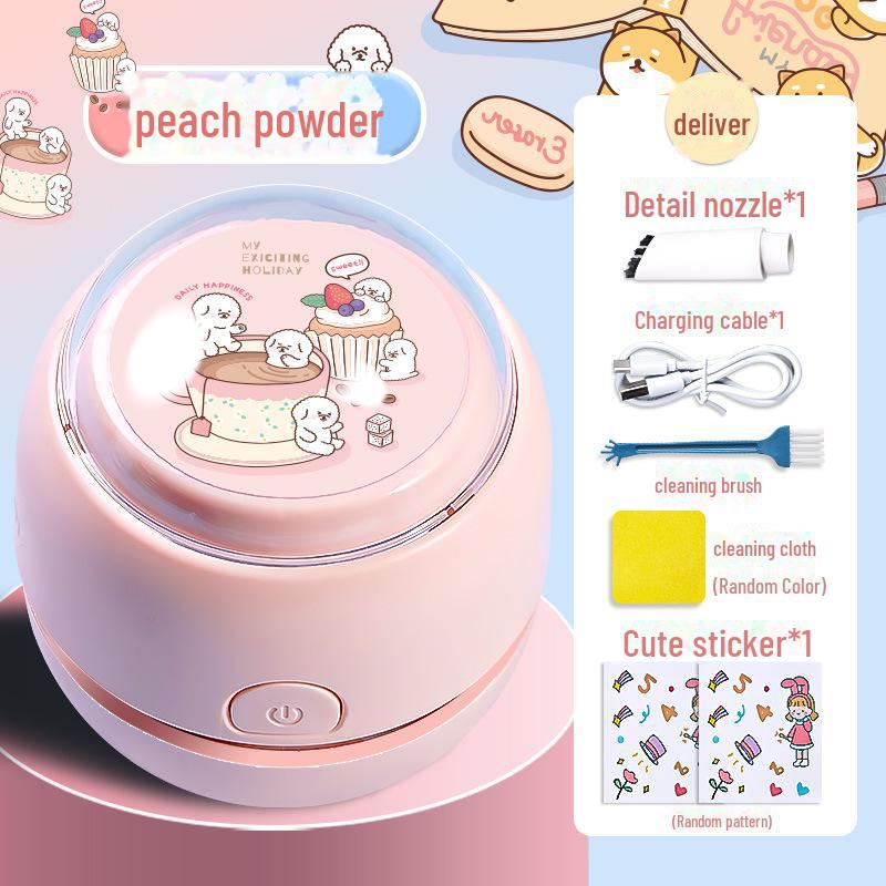 Deli Desktop Vacuum Cleaner for Eraser and Pencil Shavings, Keyboard Dust, and Student Desk Cleaning