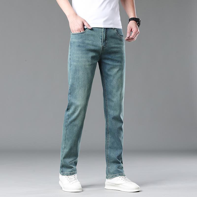 Xintang Jeans Men's Spring And Summer Straight Leg Loose Men's Pants Slim Fit Versatile Korean Trendy Casual Jeans