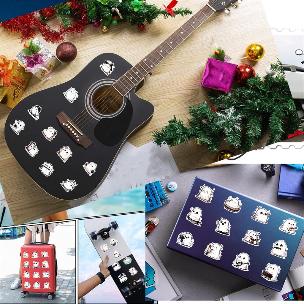54 Pcs Cartoon   Stickers, Halloween Cartoon Stickers, Decorative Small Patterns, Hand Account Stationery Box Stickers