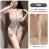 Sexy lingerie suspender lace passion open gear free sexy tease temptation bow onesie set 7