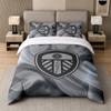 3Pcs Bedding SetLeeds United Soft Bed Sheet and Two Pillowcases Home Bedroom Decor