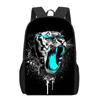 Creative Fiercely Tiger Pattern Backpacks for Girls Boys Children Students Book Bag Teenager Shoulder Rucksack Travel Backpack