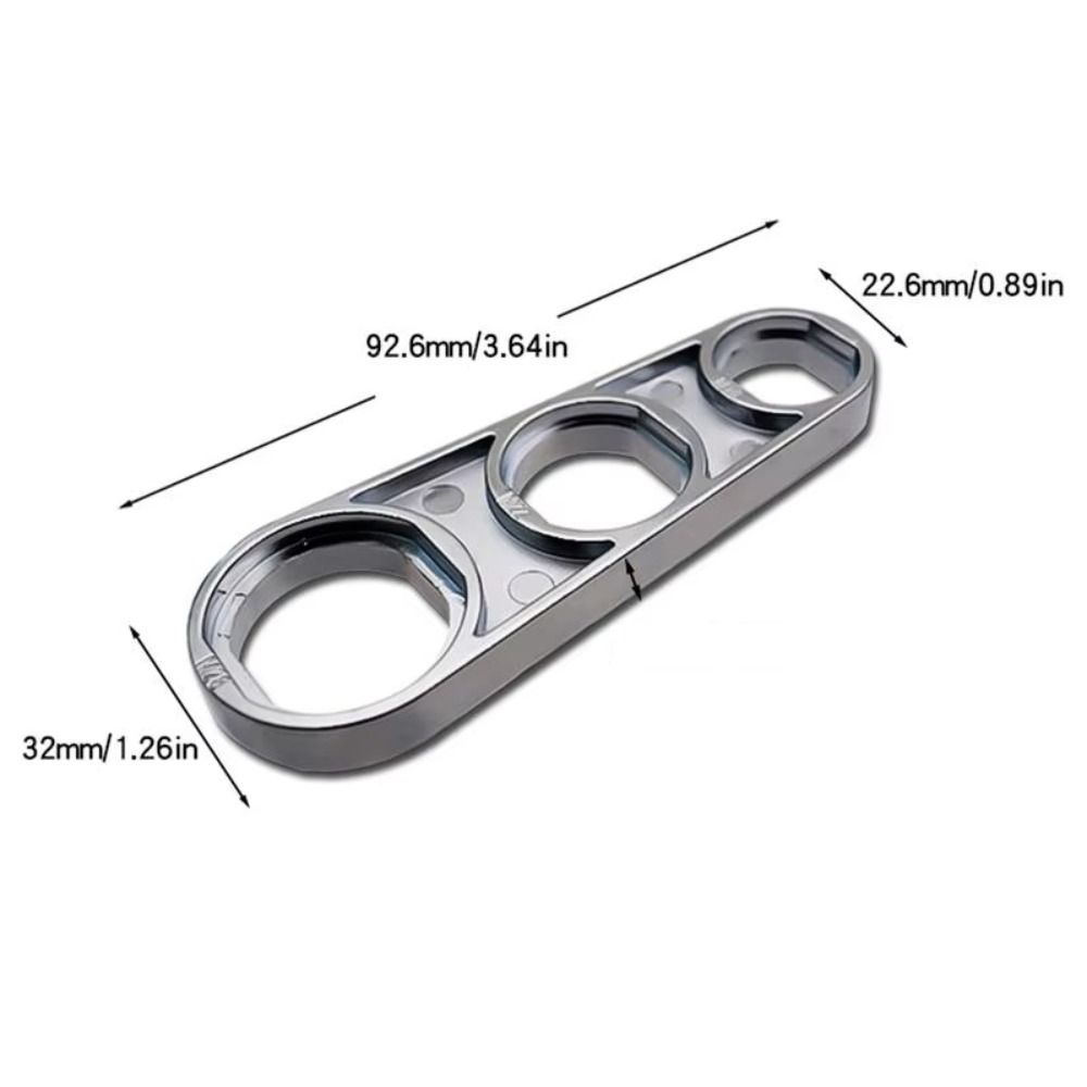 Portable 2 In 1 Faucet Aerator Wrench Water Flows Adjusting Universal Faucets Maintaining Tools Disassembly Spanner