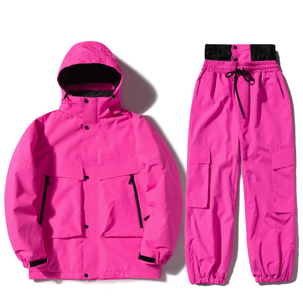 Skibekleidung Herren und Damen Winter Outdoor wasserdicht winddicht verdickt warm verdickt Snowboard Snowboarding Kleidung Skianzug Set
