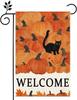 Cat Dog Welcome Fall Pumpkin Maple Leaves Garden Ag 12 X 18 Inch Autumn Home Outdoor Yard Decoration Ag YYN UUV EEU SSL