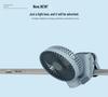 48-Hour Battery Silent Oscillating Portable Folding Fan with Magnetic Clip