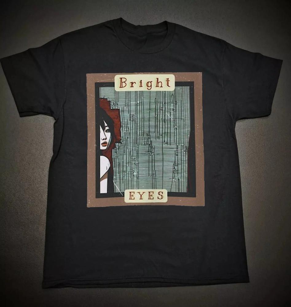 Bright Eyes Indie Folk Band T-Shirt Black Short Sleeve HH894 Unisex T-Shirt S