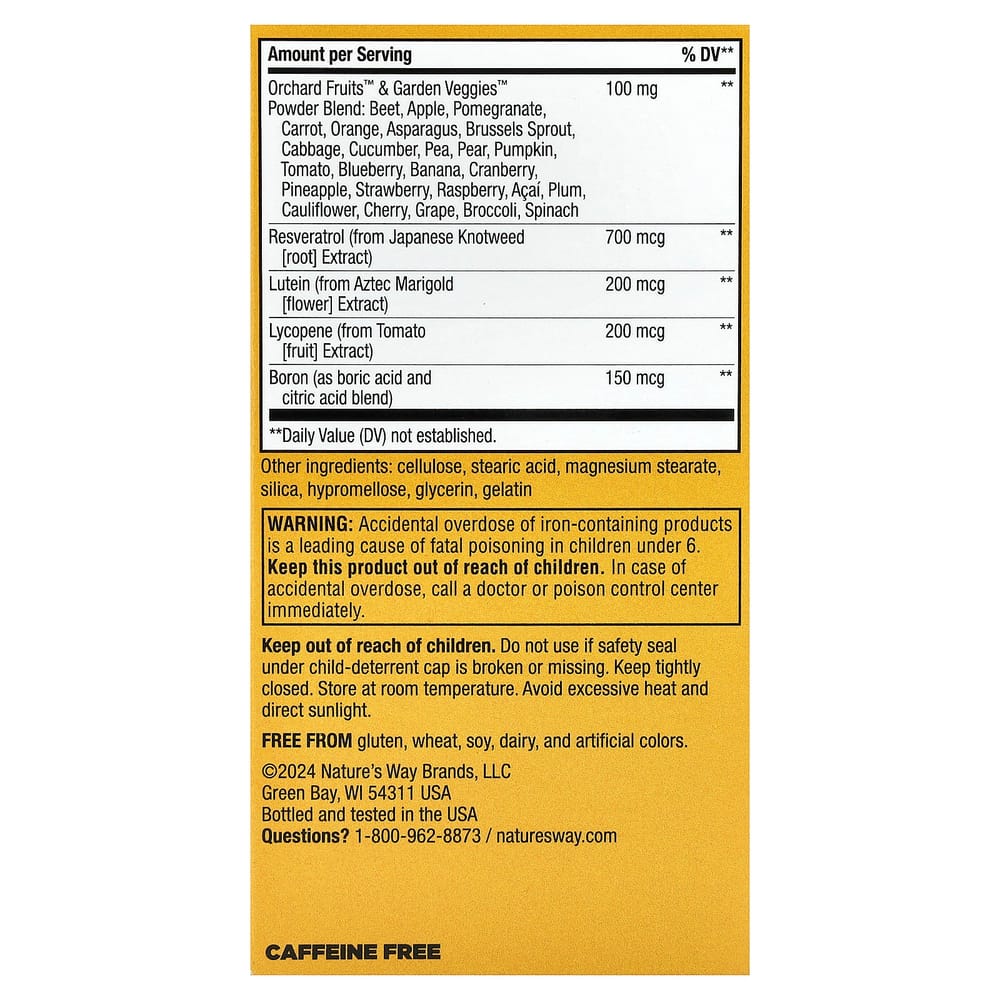 Nature's Way Alive Daily Energy Multivitamin & Multimineral 60 Tablets