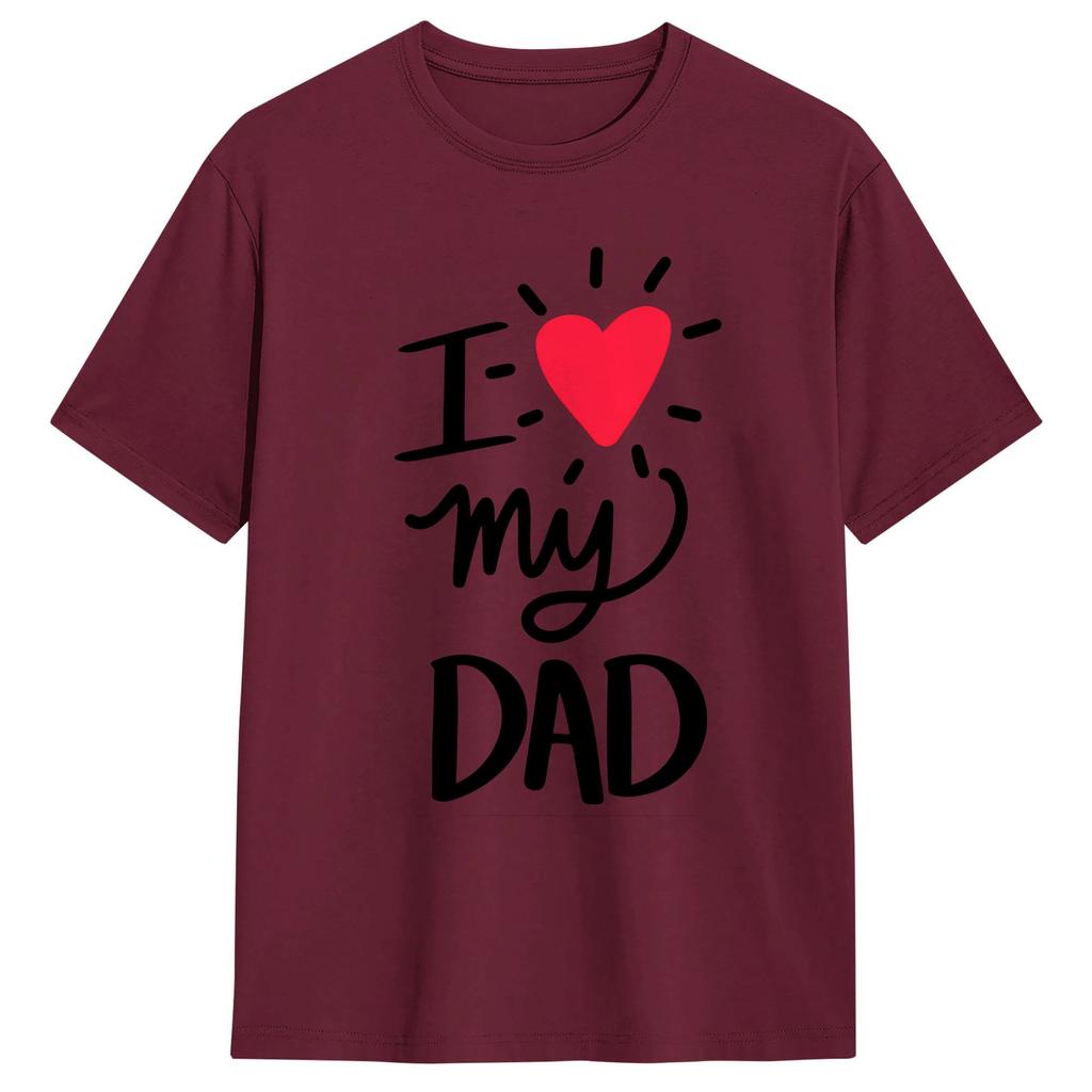 Unisexs Fathers Day T Shirts 100 Cotton Clothing Fashion Short Sleeve Crewneck Tee Shirt Gift Idea Tshirt