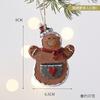 Christmas Day Decoration Gingerbread Doll Pendant Christmas Tree Gingerbread Doll Christmas Ornament Accessories