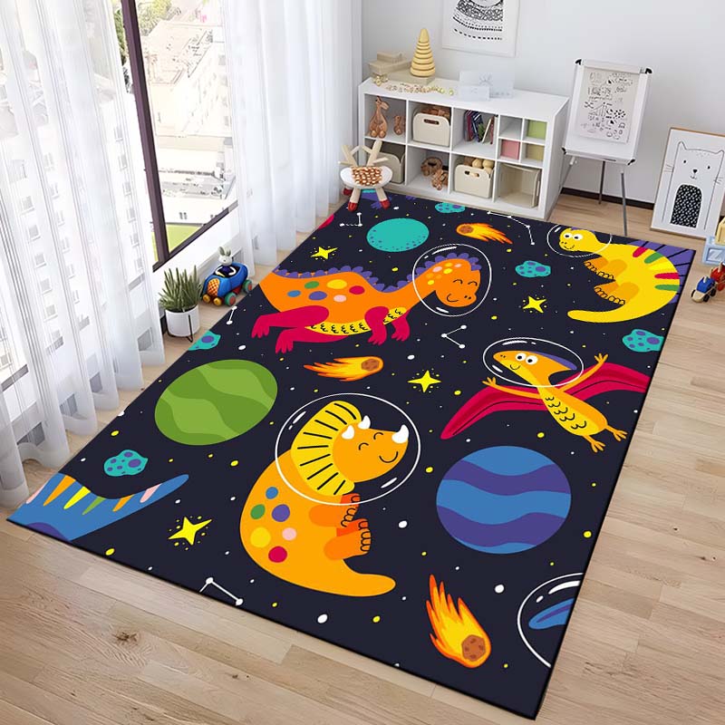 15 Size Cartoon Dinosaur Space Cute Dino Children Area Rug,Carpet for Living Room Bedroom Sofa Doormat Decoration Floor Mat Cool