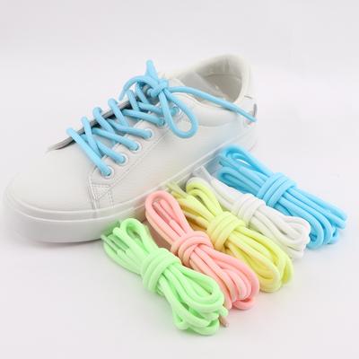 Round Luminous Shoelaces Glow In The Dark Night Color Fluorescent Shoelace Sports Canvas Shoelaces Adult Children Shoe Laces