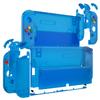 Not the Main Body eXtremeRate Switch Switch Compatible with OLED Joycon Handheld Controller Clear Material Back Plate PC Switch Compatible with Switch