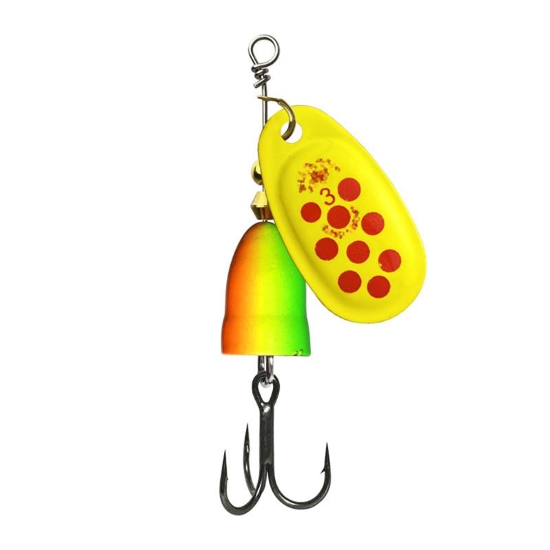10 Piezas Señuelos Metálicos Duros Set de Cucharillas Spinner para Trucha con Anzuelo Triple 5/6/8/9/11g Señuelo de Pesca Spinnerbait Equipo de Pesca