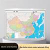 Motorized Remote Control Rolling Map Display