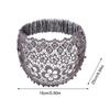Lace Headband Wide Floral Pearl Lace Elastic Headbands Hair Accessories for Women Girls Stylish Hair Scarf for Yoga Gym Sports