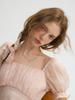 Sinseuden Peony Square Neck Mini Dress