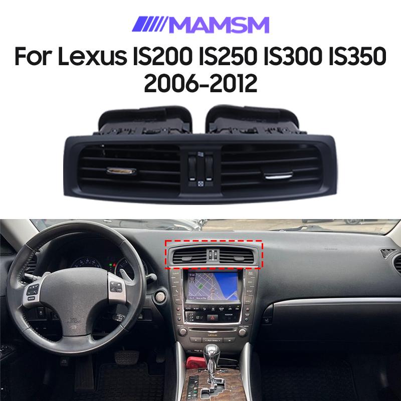 For Toyota Lexus IS200 IS250 IS300 IS350 2006-2012 Air Conditioner Vent Grille Dash Center Middle AC Air Outlet Replacement Part