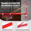Electric Hoist Support Arm, 600 Kg Max Load Capacity, Electric Hoist Holder Swing Arm, Steel Hoist Frame, 180° Swivel Scaffold Hoist Lifting Arm,